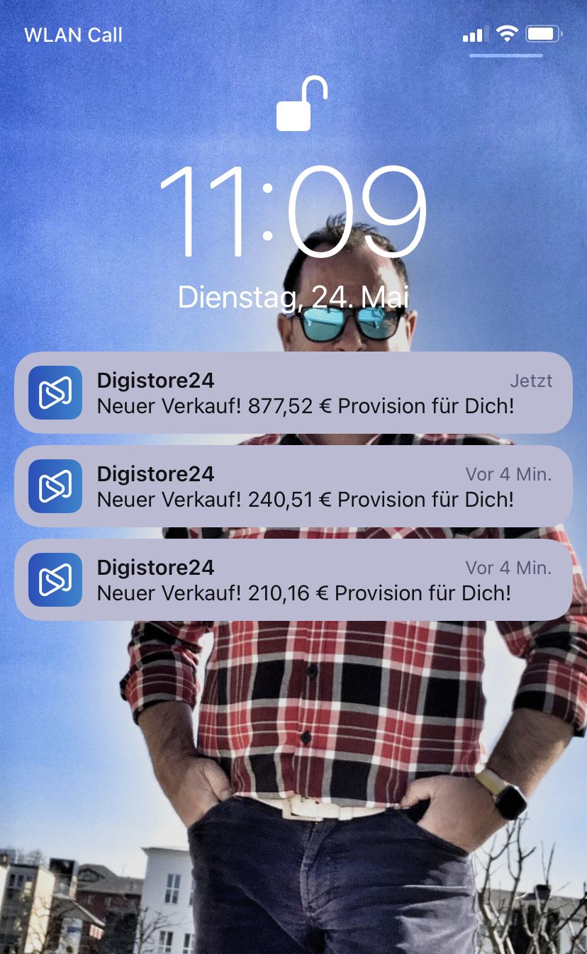 Pushnachricht affiliate-digistore